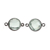 Brass Glass Links Connectors KK-C228-04B-2