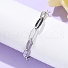 304 Stainless Steel Cable Chain Bracelets for Women BJEW-U038-01P-2