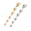 304 Stainless Steel Lobster Claw Clasps STAS-CJ0006-06-6