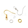 80Pcs 2 Color Iron Earring Hooks DIY-FS0004-37-3