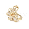 Brass Micro Pave Cubic Zirconia Pendants KK-M326-18A-G-2