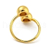 Brass Cuff Rings for Women RJEW-E294-01G-03-3