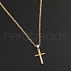 Cross Alloy Pendant Necklaces WGAF0E8-16-1