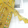 15 Yards Metallic Polyester Lace Trim PW-WG69085-02-3