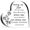 Heart-shaped with Word Acrylic Ornaments DJEW-WH0241-016-1