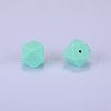 Hexagonal Silicone Focal Beads SI-JX0020A-38-1
