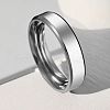 Stainless Steel Finger Rings for Unisex WG3BF6E-03-1