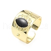 Brass Adjustable Cuff Rings RJEW-C131-06G-4