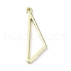 Rack Plating Alloy Pendants PALLOY-K023-02G-1