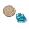 Seed Beads Beaded Charms PALLOY-MZ00262-01-2