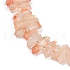 Natural Crackle Quartz Beads Strands G-R012-B06-01-4