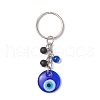 3Pcs Handmade Lampwork Evil Eye Keychains KEYC-JKC01252-01-4