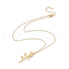 Rose of Life Pendant Necklace NJEW-G074-19G-3