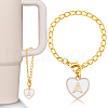 Alloy Enamel Pendant Decorations HJEW-AB00676-1