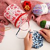 Oxford Zipper Knitting Bucket Bag with Handle PW-WG69279-01-2