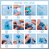 Olycraft DIY Keychain Making Kits DIY-OC0001-54-3