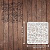 Plastic Reusable Drawing Painting Stencils Templates DIY-WH0172-344-2