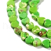 Dyed Synthetic Imperial Jasper Beads Strands G-M403-A37-01-4