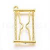 Zinc Alloy Open Back Bezel Pendants PALLOY-E564-11G-1
