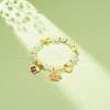 Acrylic Imitation Pearl Stretch Bracelet BJEW-JB08448-01-2