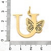 Ion Plating(IP) 201 Stainless Steel Pendants STAS-N103-184G-U-3