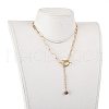 Lariat Necklaces NJEW-JN03028-03-5