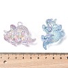 Electroplate Transparent UV Plating Acrylic Pendants OACR-I014-06-4