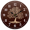 MDF Printed Wall Clock HJEW-WH0058-018-1