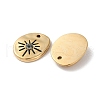 304 Stainless Steel Pendants STAS-L022-390G-2