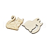 25Pcs Unfinished Wood Cutouts WOOD-P020-01B-2