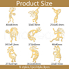 Nickel Decoration Stickers DIY-WH0450-147-2