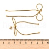 304 Stainless Steel Stud Earrings EJEW-B141-01G-3