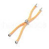 Twisted Nylon Cord Silder Bracelets DIY-B066-03P-32-1