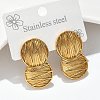 304 Stainless Steel Stud Earrings EJEW-S253-11G-1