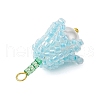 Seed Beads Beaded Charms PALLOY-MZ00363-02-4