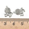304 Stainless Steel Rhinestone Pendants STAS-V015-06P-3