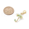 Umbrella Handmade Glass Seed Beaded & Acylic Pendant Decorations Sets HJEW-MZ00280-03-3
