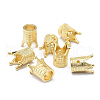 Rack Plating Brass Beads KK-O125-05G-1