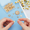 ARRICRAFT 70Pcs 7 Styles Brass Bead Caps FIND-AR0005-36-4