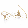 Brass Earring Hooks KK-N231-06-NF-3