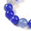 Natural Striped Agate/Banded Agate Beads Strands G-Z060-A01-B26-4