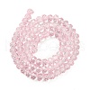 Transparent Baking Paint Glass Beads Strands DGLA-A034-T6mm-D04-2