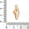 Light Gold Plated Alloy Enamel Pendants ENAM-U001-02A-KCG-3