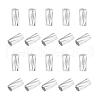   40pcs Sterling Silver Tube Beads STER-PH0002-63-7