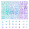 ARRICRAFT 216Pcs 24 Style Transparent Acrylic Beads TACR-AR0001-22-1