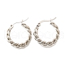 201 Stainless Steel Hoop Earrings EJEW-Q026-14P-B-2