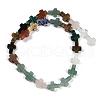 Natural & Synthetic Mixed Gemstone Beads Strands G-I369-A26-02-3
