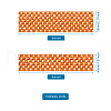 2 Rolls 2 Sizes Polyester Elastic Ribbon EW-TA0001-02G-7