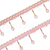 Curtain Plastic Beaded Fringe Trim OCOR-WH0090-69B-1