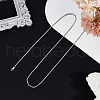 Beebeecraft 1Pc 925 Sterling Silver Rope Chain Necklaces NJEW-BBC0001-16P-01-4